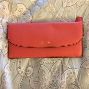 Coach Coral Saffiano Wallet